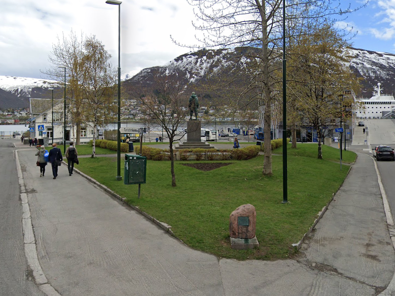 The Eidis Hansen stone in Tromsø