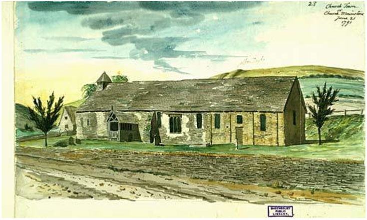 Postcard of St John the Baptist Church